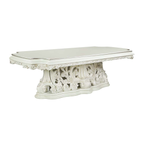 ACME DN01229 Adara - Dining Table - Antique White Finish