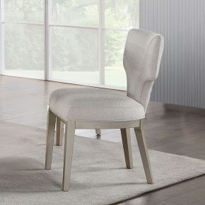 ACME DN02012 Kasa - Side Chair (Set of 2) - Linen & Champagne