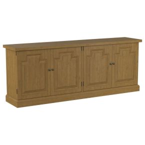 CoasterElevations 180205 Florence - 4 Door Dining Sideboard Buffet Cabinet - Rustic Honey