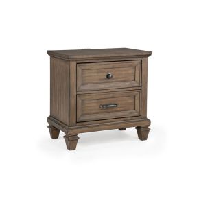 New Classic B2114B-040 Mariana - Nightstand With USB - Vintage Mocha