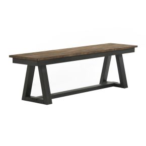 Intercon HP-CH-6215B-BBP-C Harper - Dining Bench - Brushed Brown / Pecan
