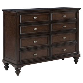 Coaster Fine Furniture 223633 Andover - 8-Drawer Dresser Cabinet - Dark Oak