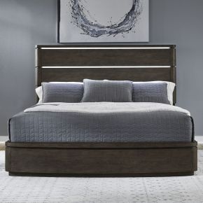 Liberty Furniture 732-BR-CPB Liberty Furniture 732-BR-CPB Cascade Falls - California King Panel Bed - Satin Espresso