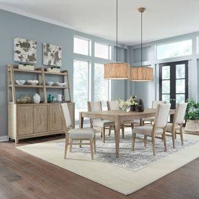 Liberty Furniture 789-DR-7RLS Brentwood - 7 Piece Rectangular Table Set - Brown