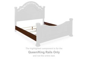 Signature Design by Ashley® B764-97 Lavinton - Queen/ King Rails - Brown
