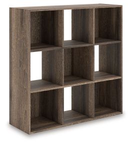 Signature Design by Ashley® EA1104-3X3 Shallifer - Nine Cube Organizer - Brown