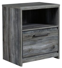 Signature Design by Ashley® B221-91 Baystorm - One Drawer Night Stand - Gray