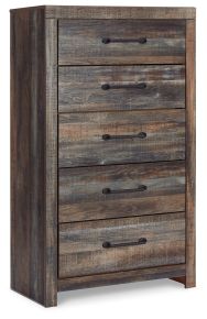 Signature Design by Ashley® B211-46 Drystan - Five Drawer Chest - Brown / Beige