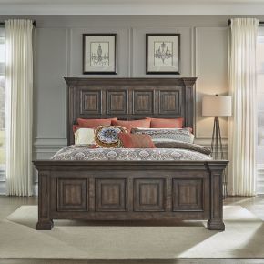 Liberty Furniture 361-BR-CPB Big Valley - California King Panel Bed - Light Brown