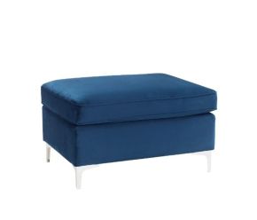 ACME 57345 ACME 57345 Jaszira - Modular Ottoman - Blue Velvet