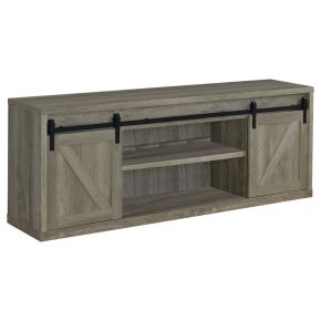 CoasterEssence 723263 Brockton - 2-Door Engineered Wood TV Stand - Gray Driftwood