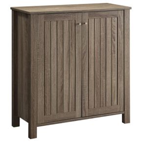 CoasterEveryday 950551 Marisa - 4-Shelf Engineered Wood Shoe Cabinet - Dark Taupe