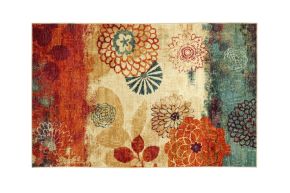Furniture of America RG8152S Greenville - 5' x 8' Area Rug - Floral Multi