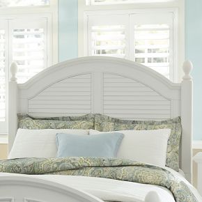 Liberty Furniture 607-BR03 Summer House - King Poster Headboard - White