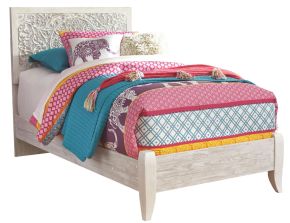 Signature Design by Ashley® B181/53/52 Paxberry - White Wash - Twin Panel Bed