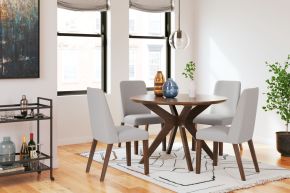 Signature Design by Ashley® D615/15/01(4) Lyncott - 5 Pc. - Dining Room Table, 4 Side Chairs - Brown / Gray