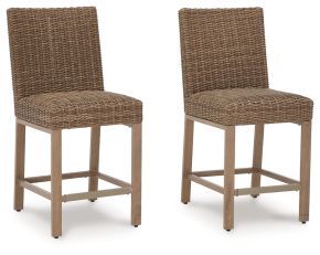 Signature Design by Ashley® P749-130 Walton Bridge - Barstool (Set of 2) - Driftwood