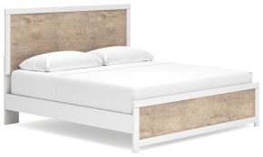 Signature Design by Ashley® B2035B6 Charbitt - Two-tone - King Panel Bed