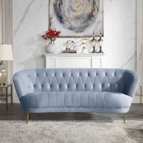 ACME LV00207 Bayram - Sofa - Light Gray Velvet