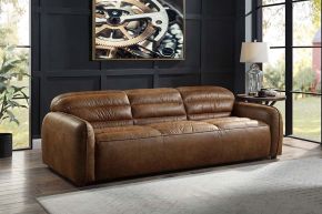 ACME LV01020 Rafer - Sofa - Cocoa Top Grain Leather