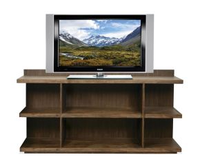 Riverside Furniture 28034 Perspectives - Peninsula Bookcase - Brushed Acacia