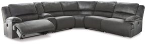 Signature Design by Ashley® 36505S15 Clonmel - Charcoal - 6-Piece Power Reclining Sectional