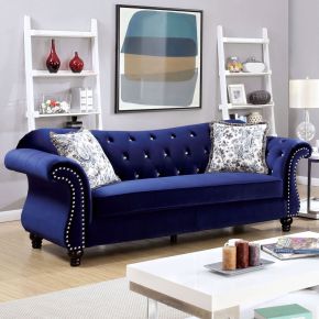 Furniture of America CM6159BL-SF-VN Jolanda - Sofa - Blue