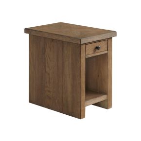 Intercon LM-TA-1624-WOA-C Landmark - Chairside Table - Weathered Oak