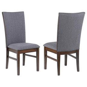 Coaster Fine Furniture 193592 Sherwood - Upholstered Dining Side Chair (Set of 2) - Gray