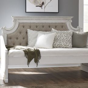 Liberty Furniture 244-BR09HUB Magnolia Manor - Daybed Upholstered Back - White