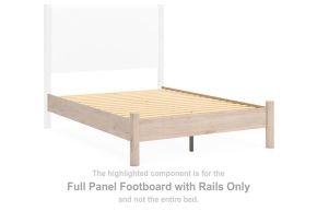 Signature Design by Ashley® B2615-84 Cadmori - Full Panel Footboard With Rails - Tan