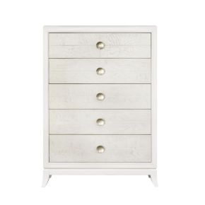 Samuel Lawrence Furniture S910-040 Melrose - 5-Drawer Dresser Chest - White