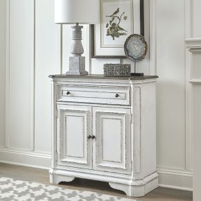 Liberty Furniture 244-AC1000 Magnolia Manor - Accent Cabinet - Antique White