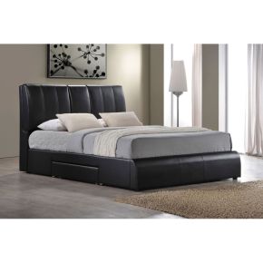ACME 21266EK Kofi - Eastern King Bed With Storage - Black Synthetic Leather