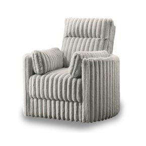 New Classic U5482-18-GRY New Classic U5482-18-GRY Embrace - Swivel Accent Chair - Light Gray