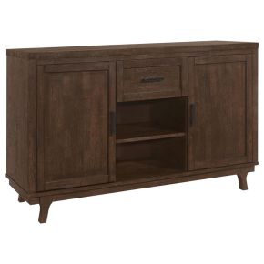 Coaster Fine Furniture 107595 Reynolds - 2 Door Sideboard Buffet Storage Cabinet - Brown Oak