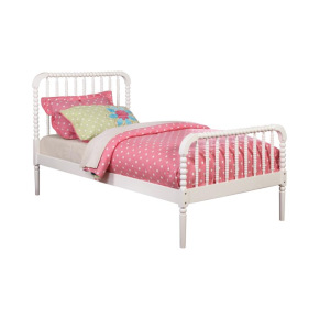 CoasterEssence 400415T Jones - Wood Twin Open Frame Bed - White