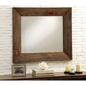 Furniture of America CM7623M Coimbra - Mirror - Rustic Natural Tone
