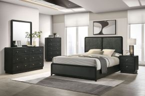 Coaster Fine Furniture 223661Q-S5 Cavelle - 5 Piece Queen Bedroom Set - Black
