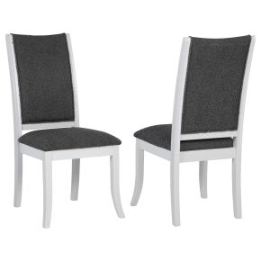 Coaster Fine Furniture 109332 Judd - Upholstered Dining Side Chair (Set of 2) - Pearl White