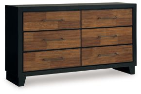 Benchcraft® B496-31 Kraeburn - Dresser - Brown / Black