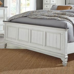 Liberty Furniture 417-BR16 Allyson Park - King Panel Footboard - White