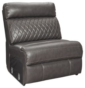 Signature Design by Ashley® 5520346 Samperstone - Armless Chair - Gray