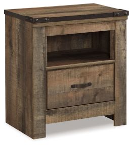 Ashley Furniture B446-91 Trinell - One Drawer Night Stand - Brown