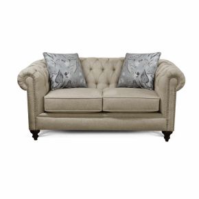 England Furniture 4H06N Brooks Loveseat with Nails