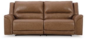 Signature Design by Ashley® U8281547 Trasimeno - Caramel - 2 Seat Pwr Rec Sofa Adj Headrest