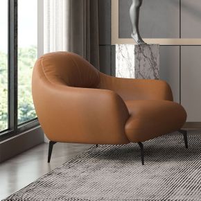 ACME LV00939 Leonia - Chair - Cognac Leather