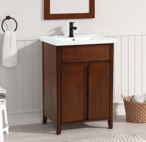 ACME AC01174 Lelia - Sink Cabinet - Walnut Finish