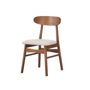New Classic D331-20-NAT New Classic D331-20-NAT Morocco - Dining Chair With Natural Seat Cushion (Set of 2) - Brown