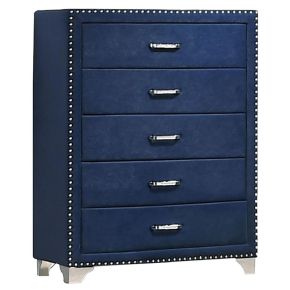 CoasterEveryday 223375 Melody - 5-Drawer Bedroom Chest - Pacific Blue